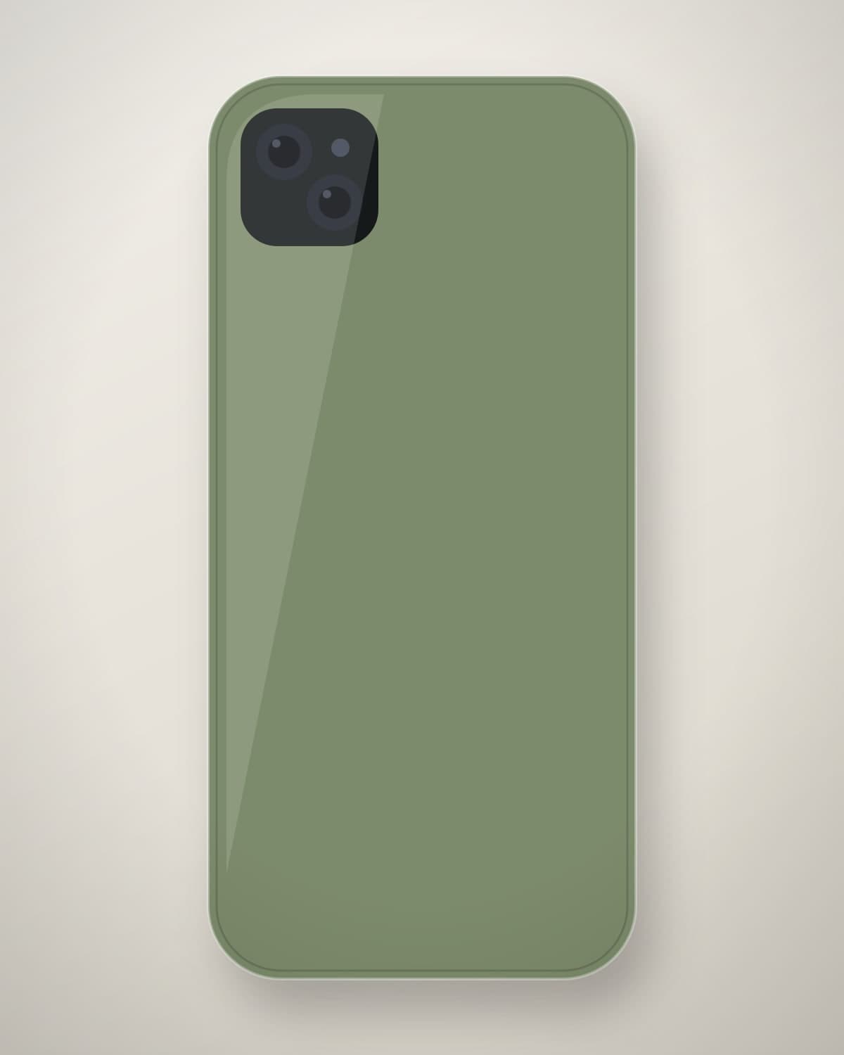 Naram Liquid Silicone Case in Sage for iPhone 14