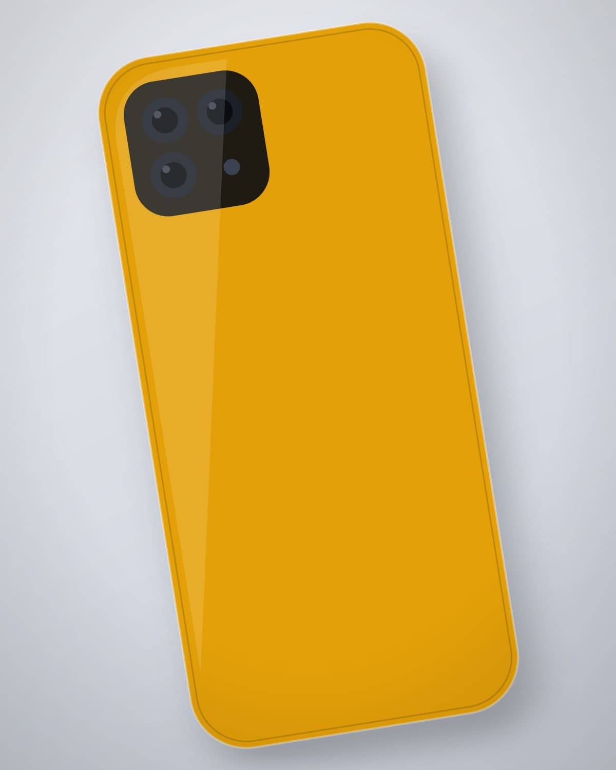 Maqnat MagSafe Case in Saffron for iPhone 18 Pro Max — side profile