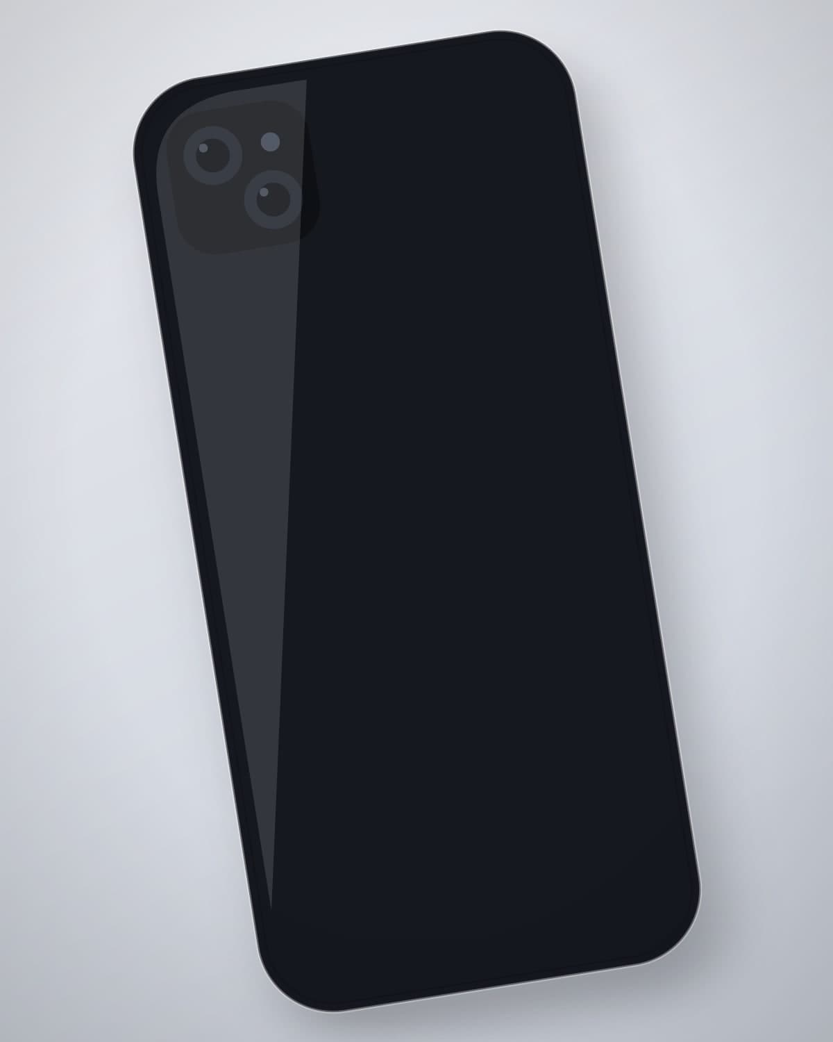 Barsat Sealed Case in Ink for iPhone 18 — side profile