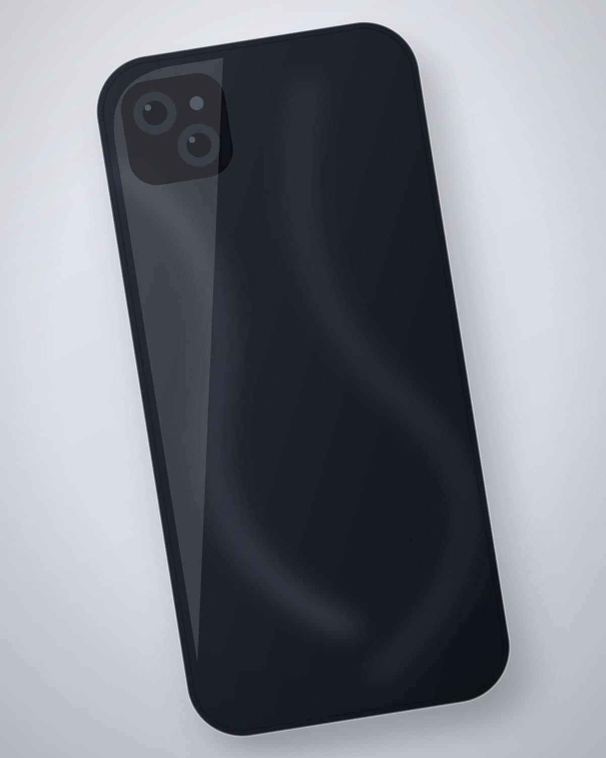 Sang-e-Marmar Case in Black Marble for iPhone 14 — side profile