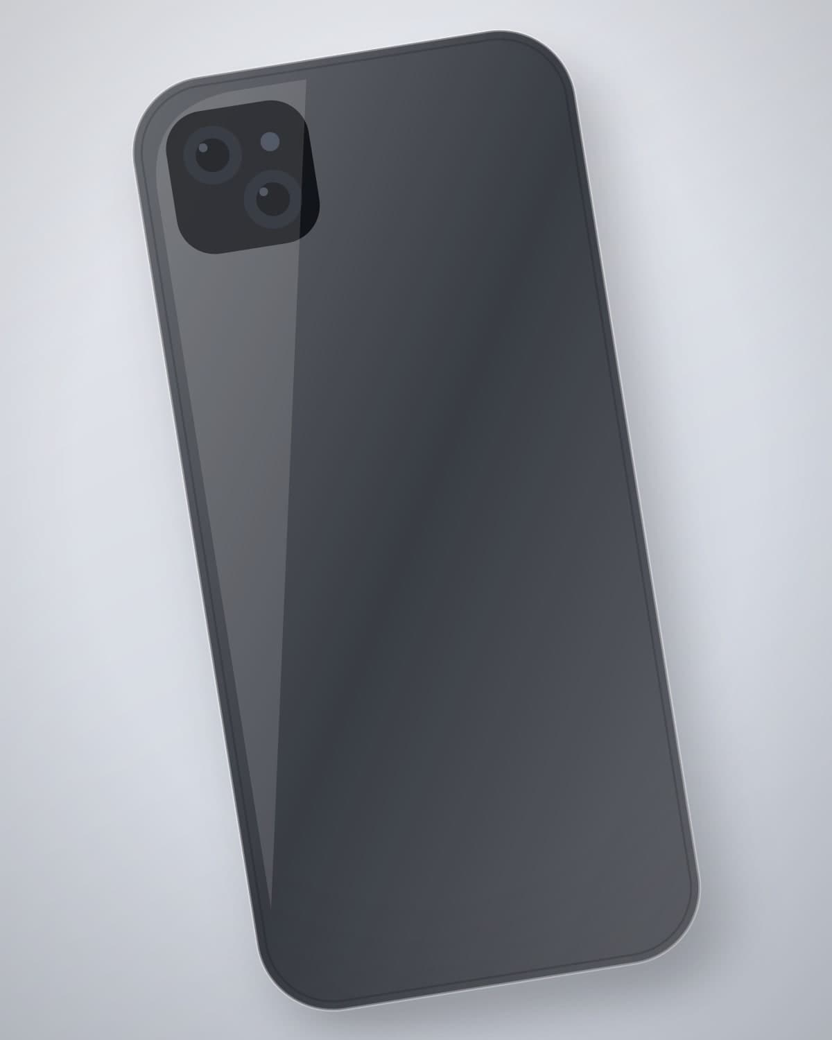 Hifazat Clear Armour in Crystal for iPhone 13 — side profile
