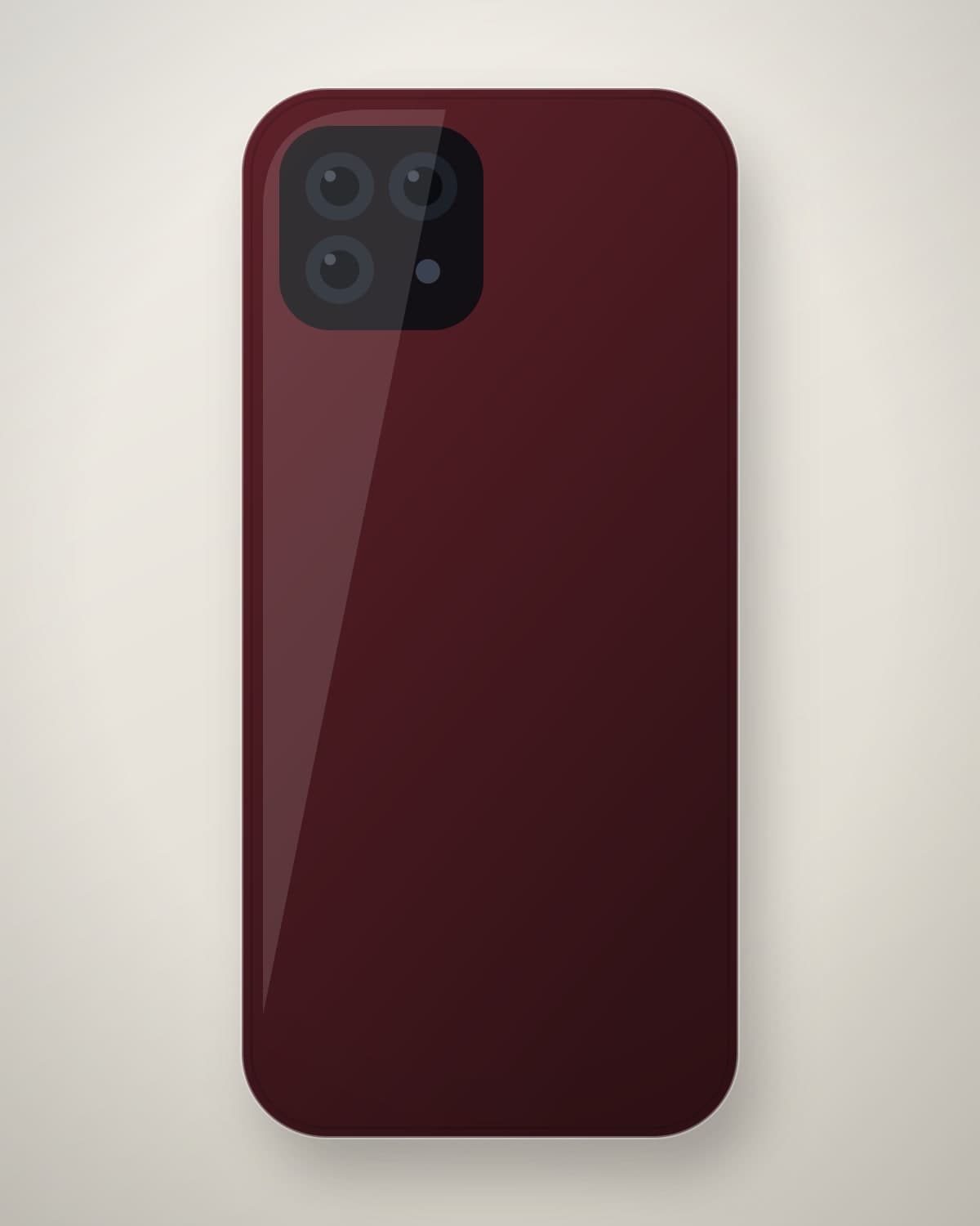Khatt Calligraphy Case in Oxblood & Gold for iPhone 18 Pro Max