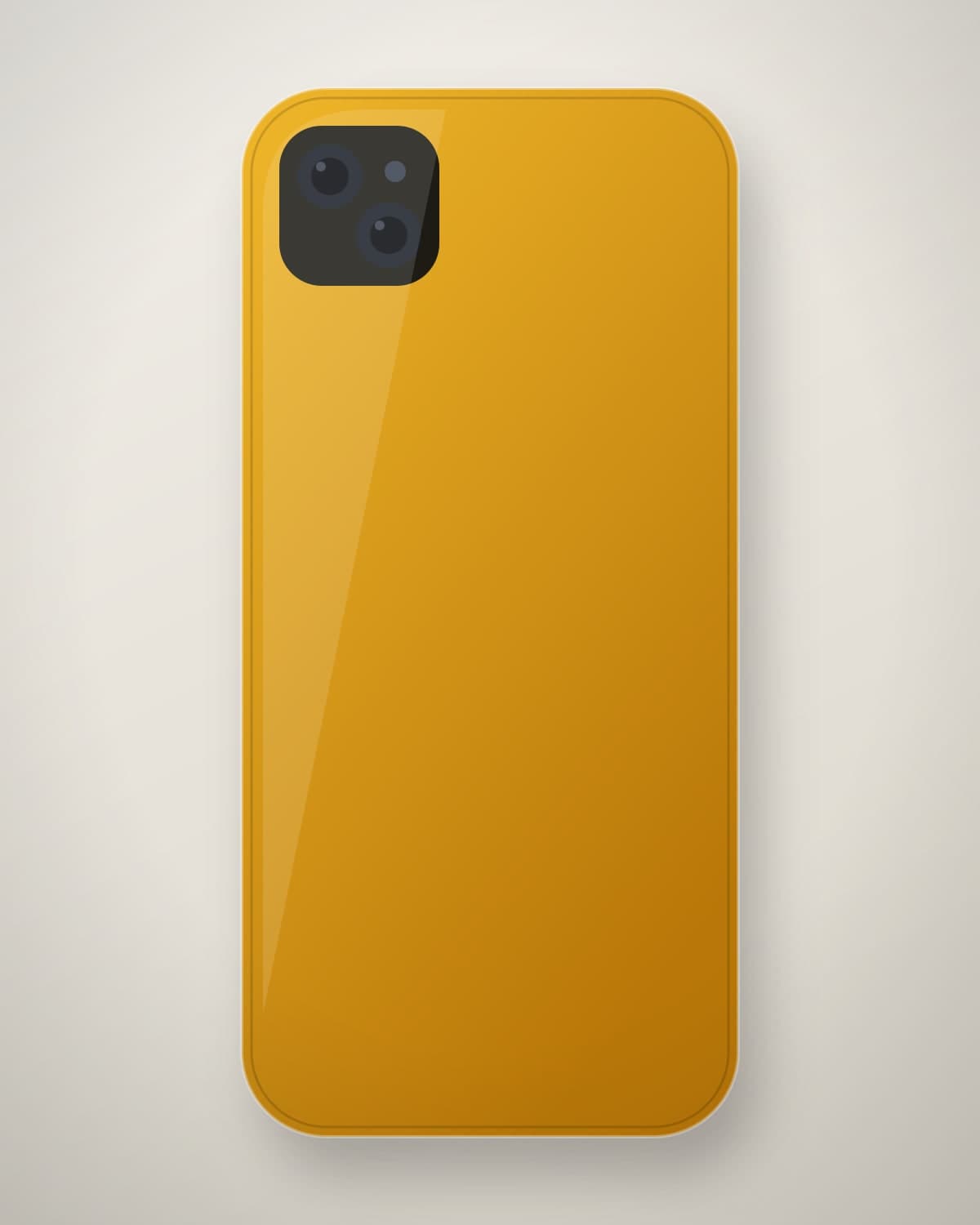 Aabgeena Tinted Case in Saffron for iPhone 15