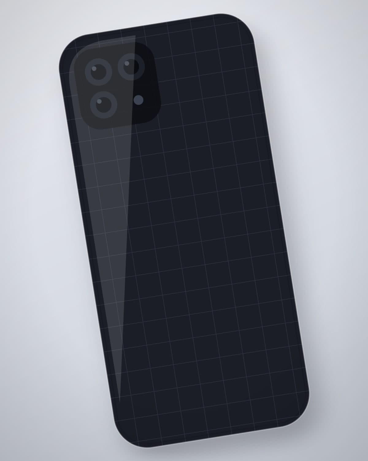 Girift Grip Case in Ink for iPhone 18 Pro Max — side profile
