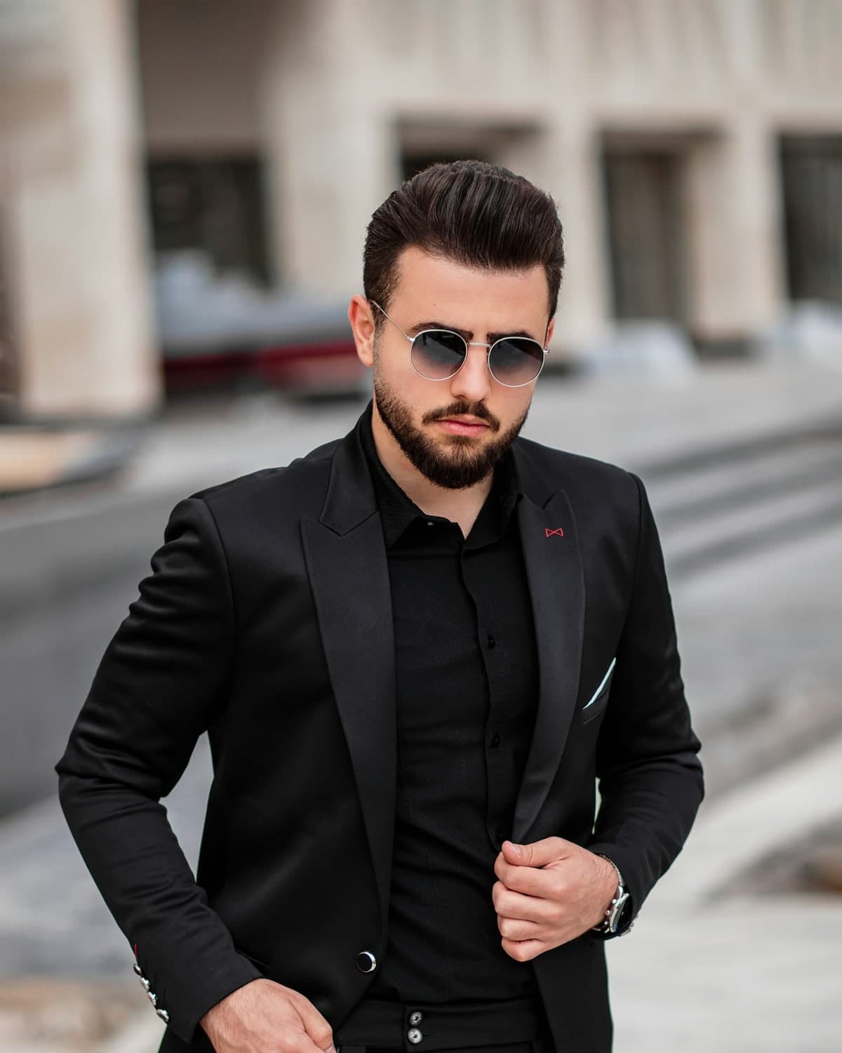 Adnan Evening Blazer in Ink
