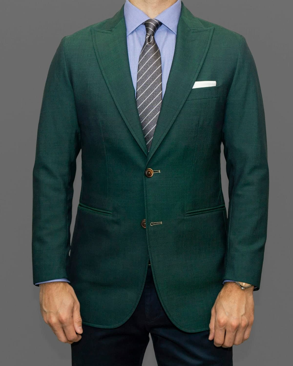 Saad Unstructured Blazer in Pine