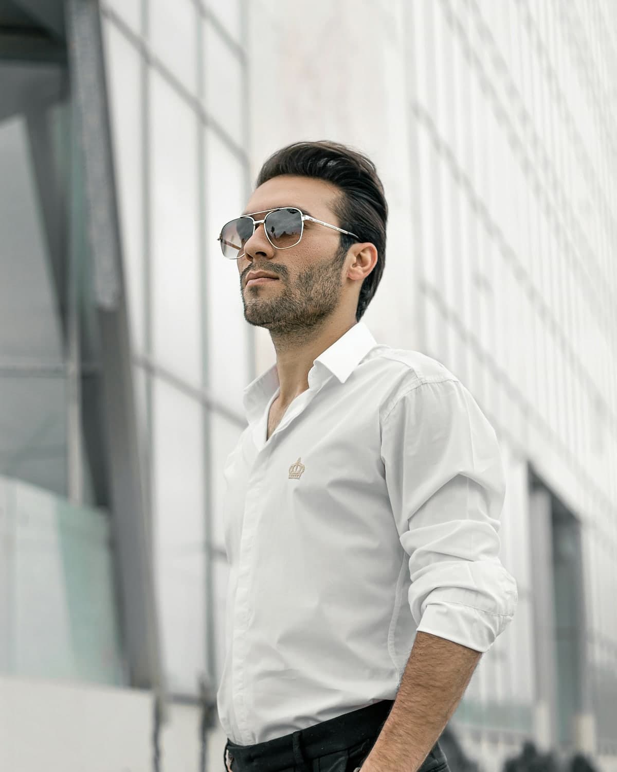 Kamil Linen Shirt in White