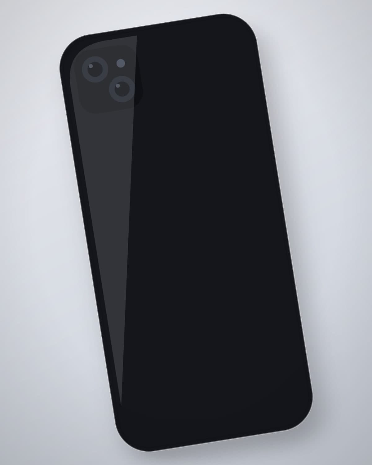 Sada Matte Slim in Ink for iPhone 15 — side profile