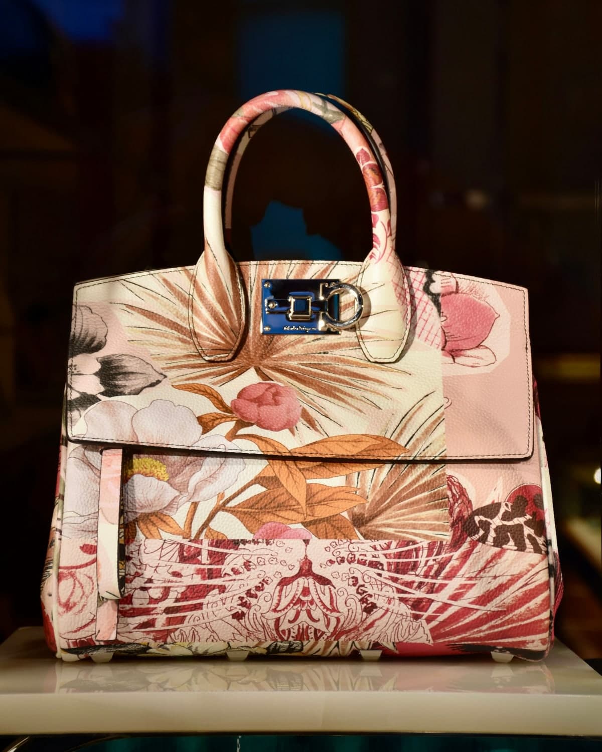 Ilaaf Quilted Shoulder Bag in Bloom