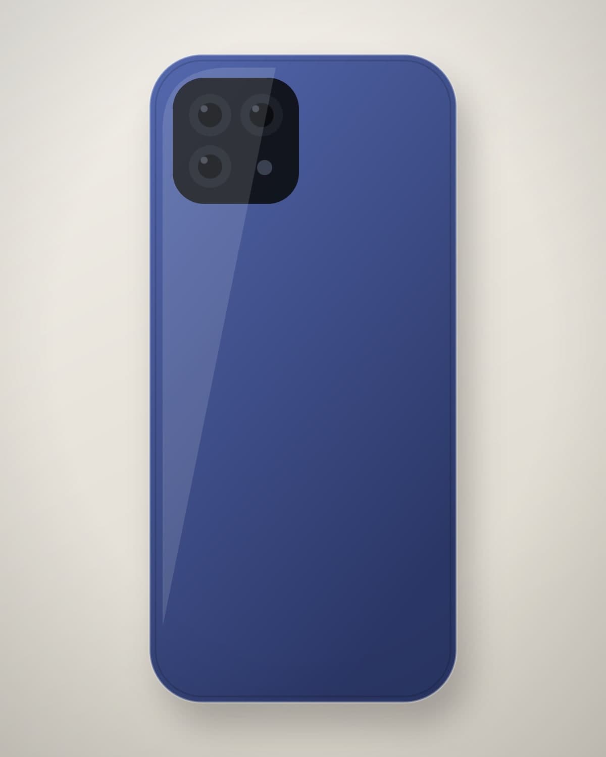 Aabgeena Tinted Case in Indigo for iPhone 14 Pro