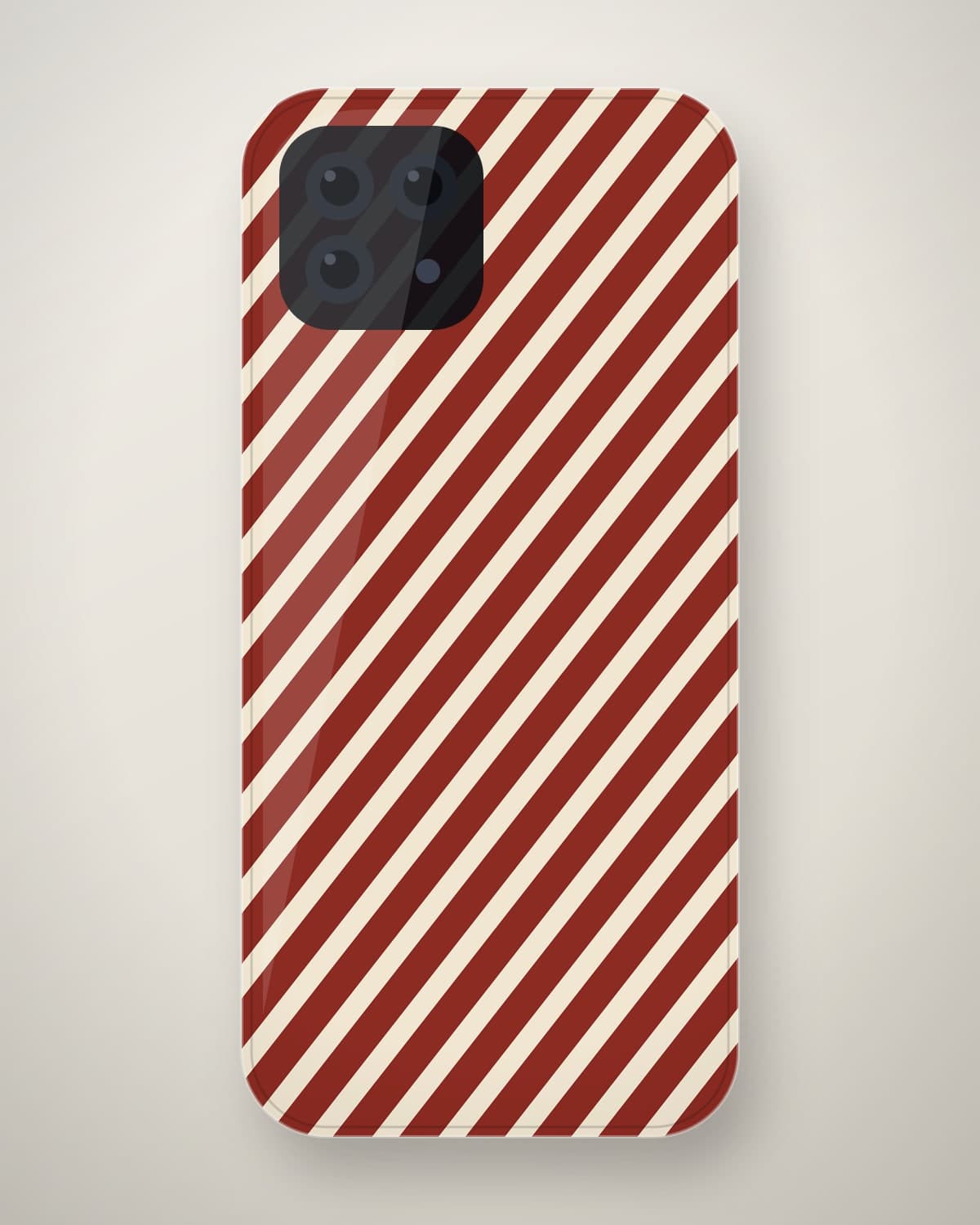 Ajrak Block Print Case in Madder for iPhone 18 Pro Max