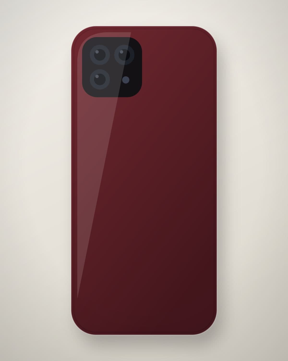 Charmeen Full-Grain Leather in Oxblood for iPhone 17 Pro